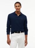 Blue Tommy Flag Slim Polo Jumper  Men