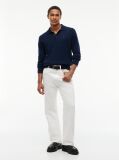 Blue Tommy Flag Slim Polo Jumper  Men