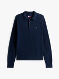 Blue Tommy Flag Slim Polo Jumper  Men