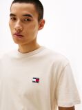 White Tommy Badge Crew Neck T-Shirt  Men