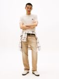 White Tommy Badge Crew Neck T-Shirt  Men