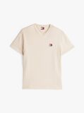 White Tommy Badge Crew Neck T-Shirt  Men