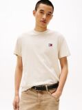 White Tommy Badge Crew Neck T-Shirt  Men