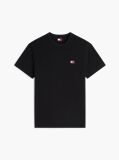 Μαύρο T-Shirt Με Σήμα Tommy Και Κανονική Λαιμόκοψη  Άνδρες