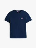 Blue Tommy Badge Crew Neck T-Shirt  Men