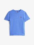Blue Tommy Badge Crew Neck T-Shirt  Men