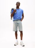 Blue Tommy Badge Crew Neck T-Shirt  Men