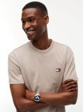 Brown Tommy Badge Crew Neck T-Shirt  Men