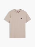 Brown Tommy Badge Crew Neck T-Shirt  Men