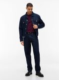 Purple Tommy Badge Crew Neck T-Shirt  Men