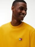 Yellow Tommy Badge Crew Neck T-Shirt  Men