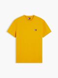 Yellow Tommy Badge Crew Neck T-Shirt  Men