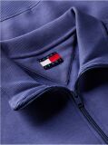 Μπλε Φούτερ Με Φερμουάρ Και Σημαιάκι Tommy  Άνδρες