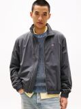 Black Essential Flag Patch Jacket  Men