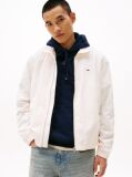 White Essential Flag Patch Jacket  Men