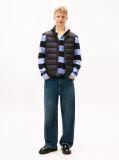 Black Lightweight Down Zip-Thru Vest  Men