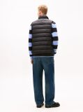 Black Lightweight Down Zip-Thru Vest  Men