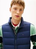 Blue Lightweight Down Zip-Thru Vest  Men