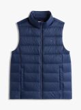 Blue Lightweight Down Zip-Thru Vest  Men