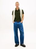 Green Flag Patch Slim Fit Polo Shirt  Men