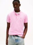 Pink Flag Patch Slim Fit Polo Shirt  Men