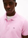 Pink Flag Patch Slim Fit Polo Shirt  Men