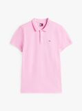 Pink Flag Patch Slim Fit Polo Shirt  Men