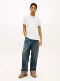 White Flag Patch Slim Fit Polo Shirt  Men
