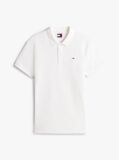 White Flag Patch Slim Fit Polo Shirt  Men