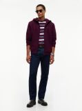 Purple Regular Hoody Zip Thru  Men