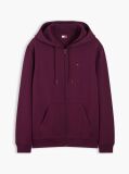 Purple Regular Hoody Zip Thru  Men