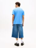 Blue Regular Logo Embroidery T-Shirt  Men