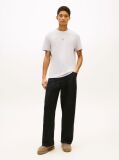 Grey Regular Logo Embroidery T-Shirt  Men