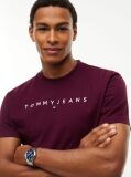 Purple Regular Logo Embroidery T-Shirt  Men