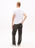 White Regular Logo Embroidery T-Shirt  Men