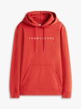 Κόκκινο Hoody Σε Κανονική Γραμμή Με Λογότυπο  Άνδρες