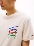White Back Logo Graphic T-Shirt  Men