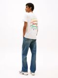 Beige Back Logo Graphic T-Shirt  Men