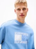 Blue Paisley Logo Relaxed Sweatshirt  Men