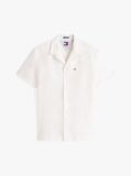Beige Regular Fit Linen Blend Shirt  Men
