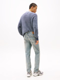 Denim Ryan Distressed Slim Straight Leg Jeans  Men