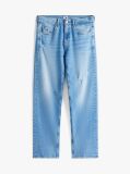 Denim Τζιν Με Κεντητό Σήμα Σε Άνετη Γραμμή  Άνδρες