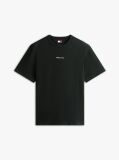 Black Logo Embroidery Relaxed T-Shirt  Men