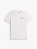 White Stack Logo Slim T-Shirt  Men