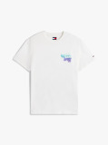 Άσπρο T-shirt Με Λογότυπα Στο Πίσω Μέρος  Άνδρες
