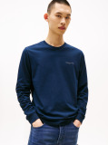Blue Linear Logo Slim Long-Sleeve T-Shirt  Men