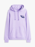 Purple Stack Logo Back Graphic Hoody  Men