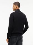 Μαύρο Slim Πουλόβερ Με Φερμουάρ Και Σημαιάκι Tommy  Άνδρες