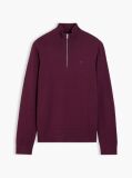 Μωβ Slim Πουλόβερ Με Φερμουάρ Και Σημαιάκι Tommy  Άνδρες