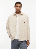 Beige Brick Cord Overshirt  Men
